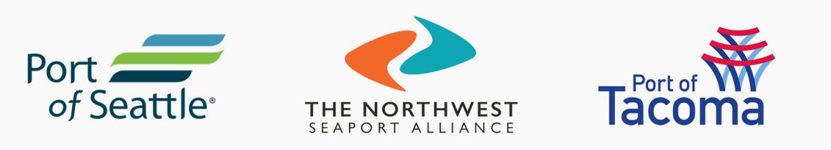 ports of Seattle, Tacoma, and NWSA Logos