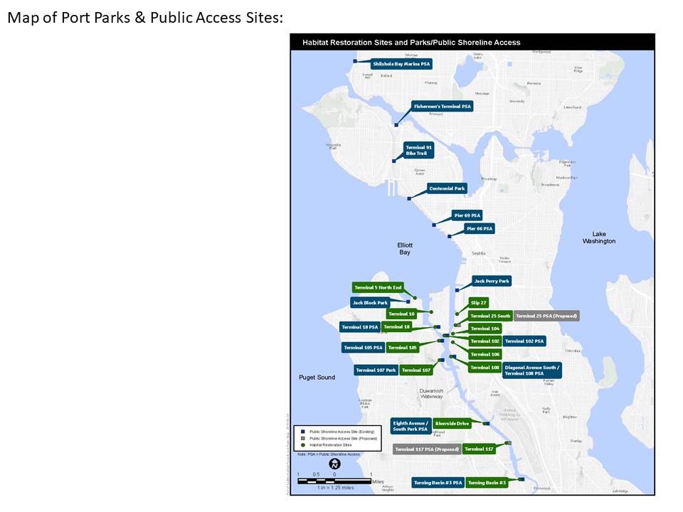 Habitat Restoration Sites and Parks/Public Shoreline Access