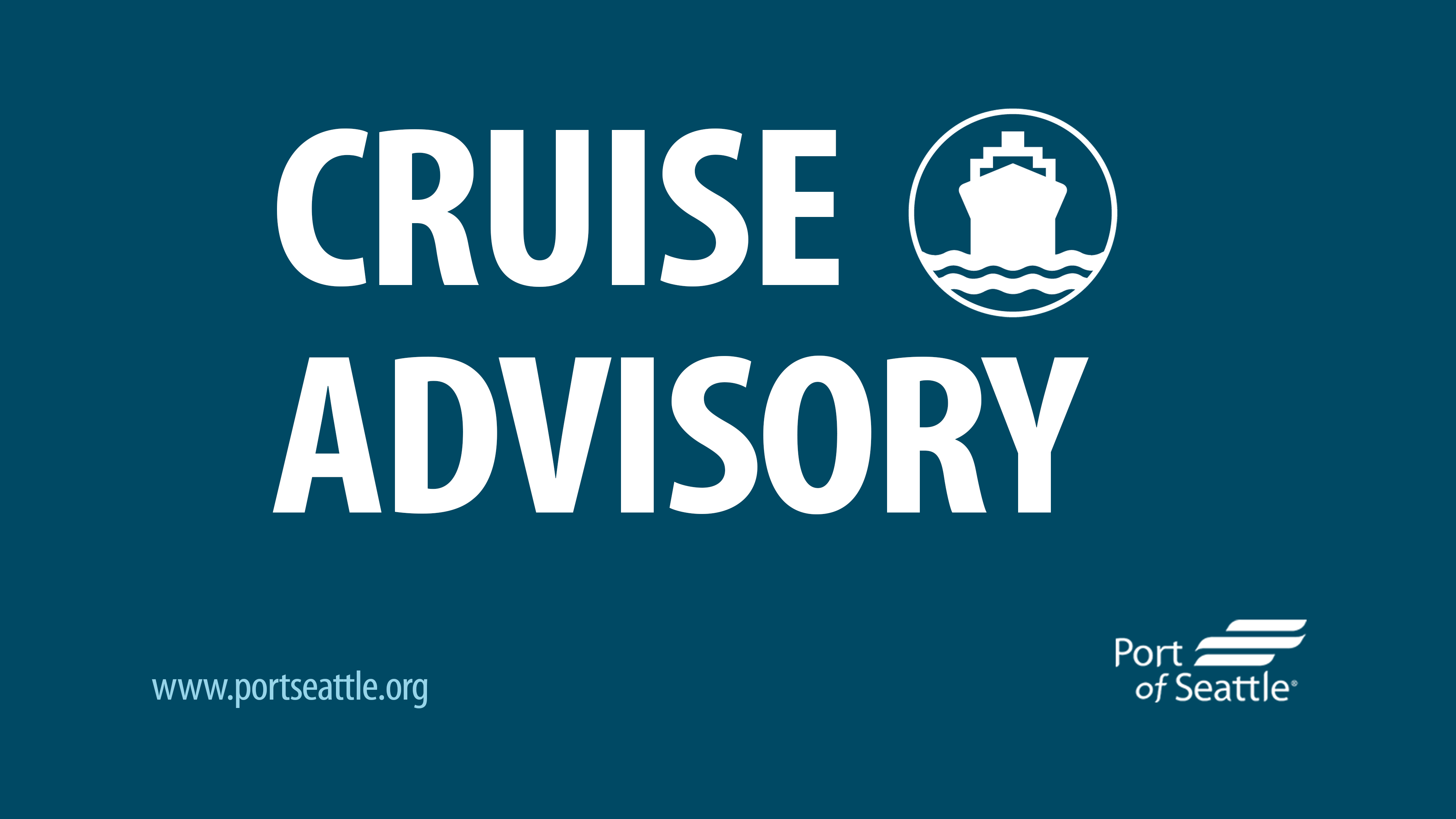 cruise travel advisory