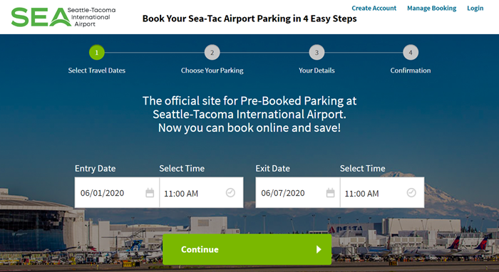 Pre-Booked Parking Booking Site