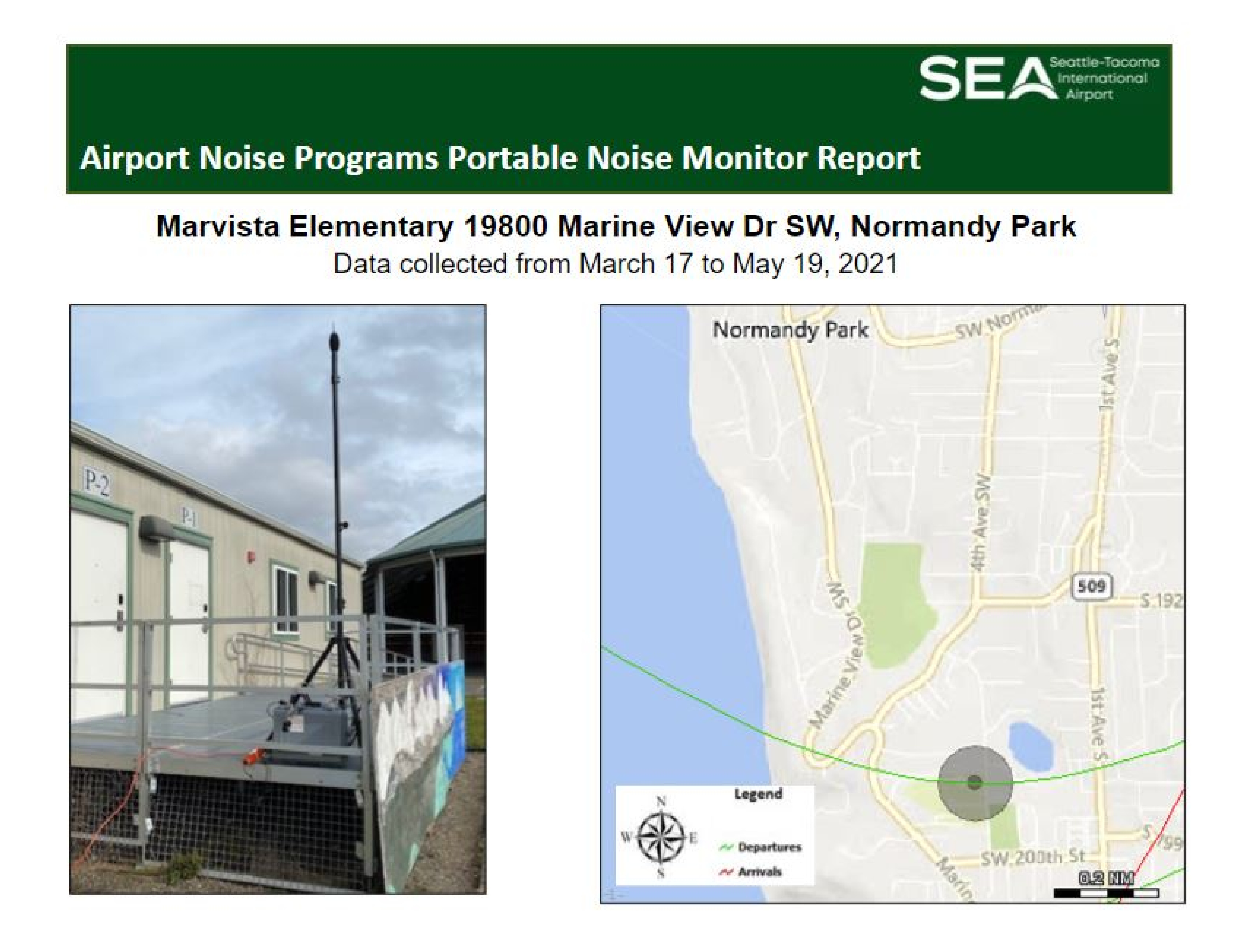 Marvista Elementary portable noise monitor report