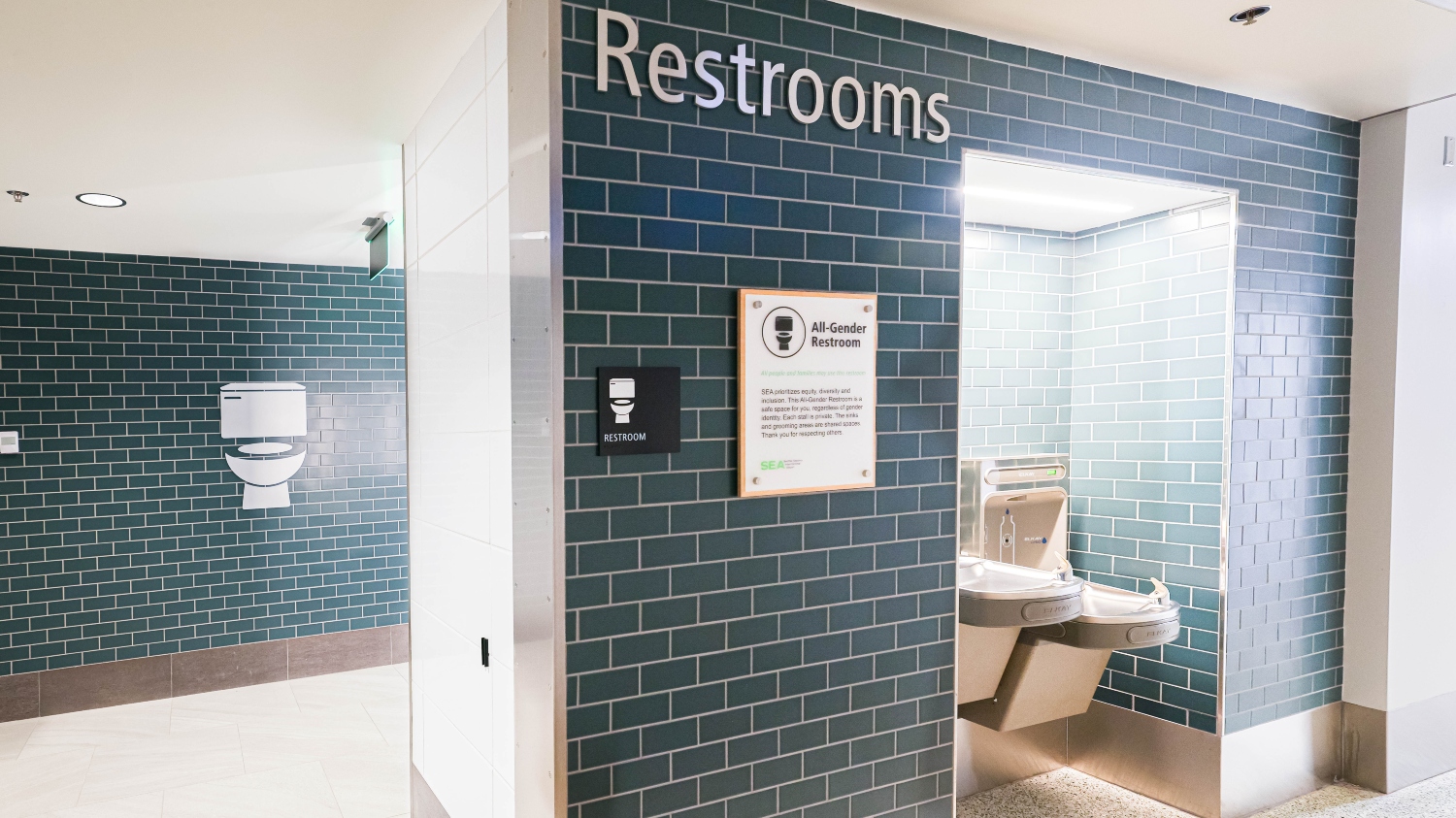 Multi-User, All-Gender Restroom Opens at SEA to Increase Restroom