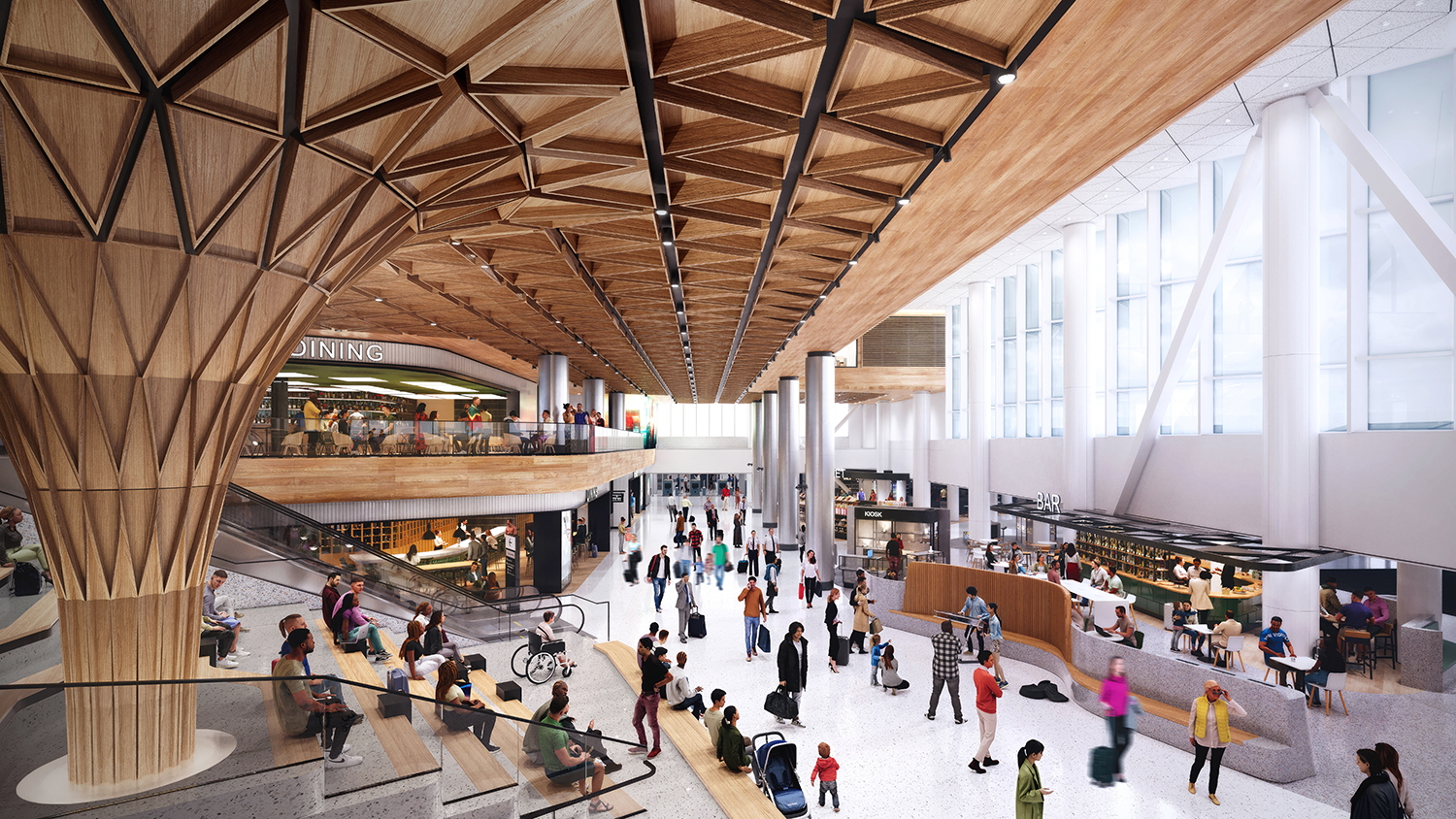 시애틀공항, 대규모 확장 구역 개장…식음료·휴게공간 대폭 확대