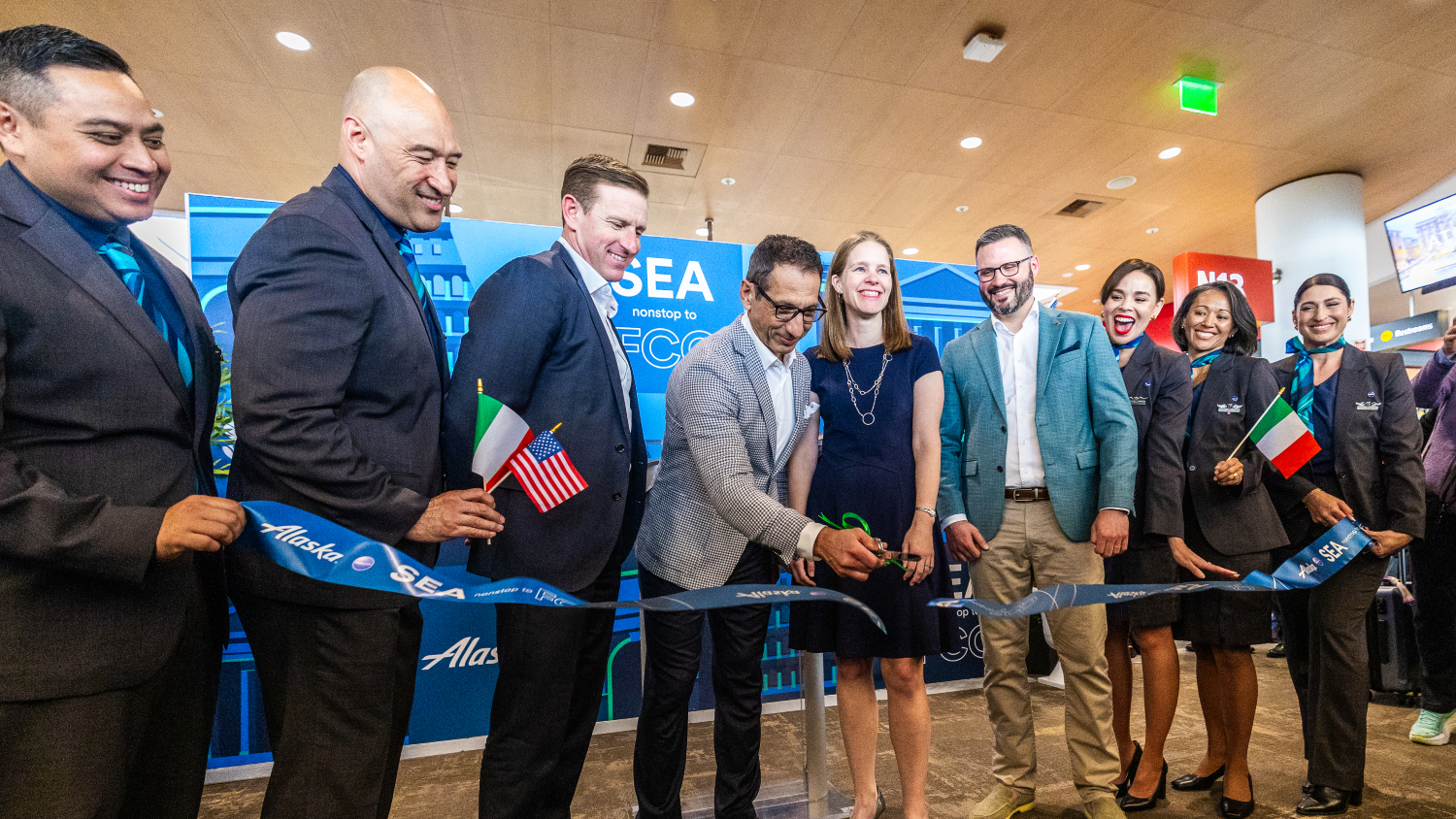 SEA Welcomes Alaska Airlines’ First European Route With Service to Rome