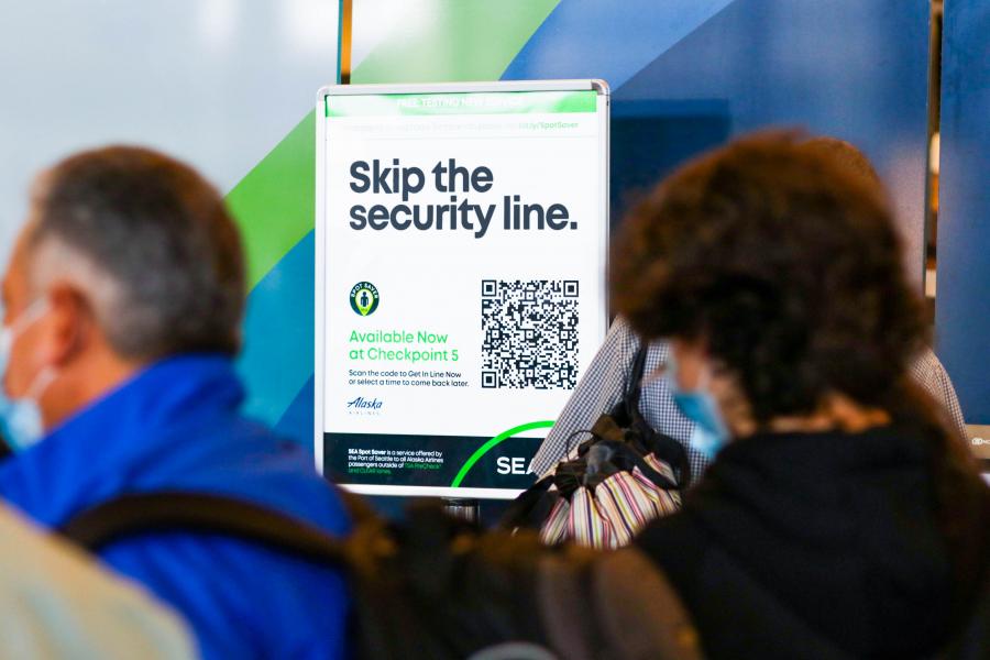Skip the Security Line Sign