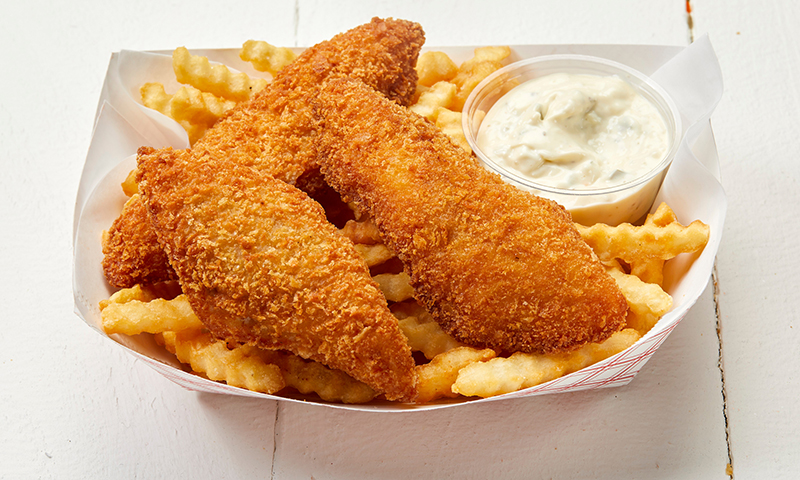 Fish and chips from Lucky Louie Fish Shack