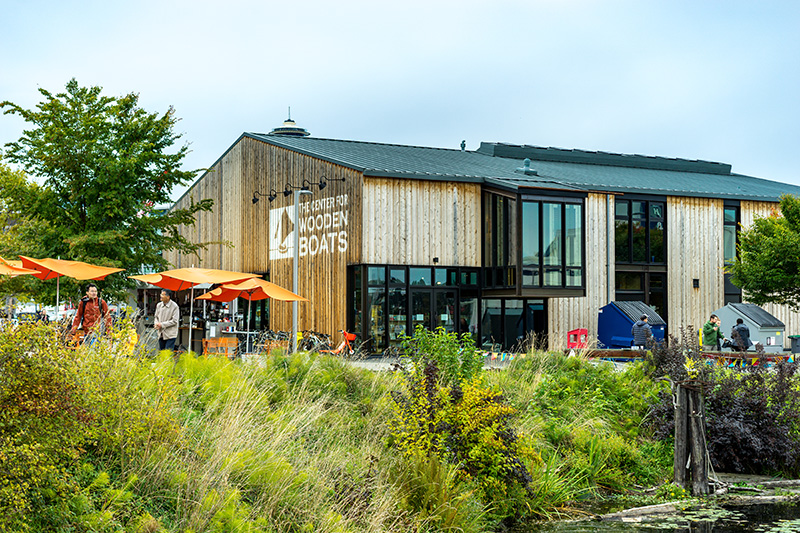 Exterior of the Center for Wooden Boats