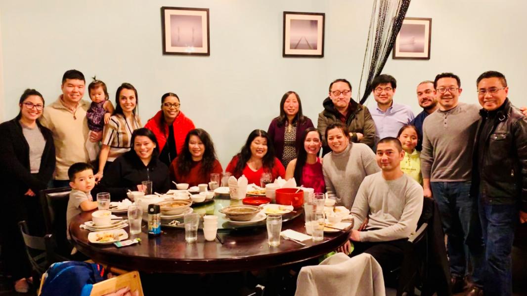 Commissioner Cho celebrates the Lunar New Year with Port employees of the Asian-American, Pacific-Islander Employee Resource Group, Feb. 2020