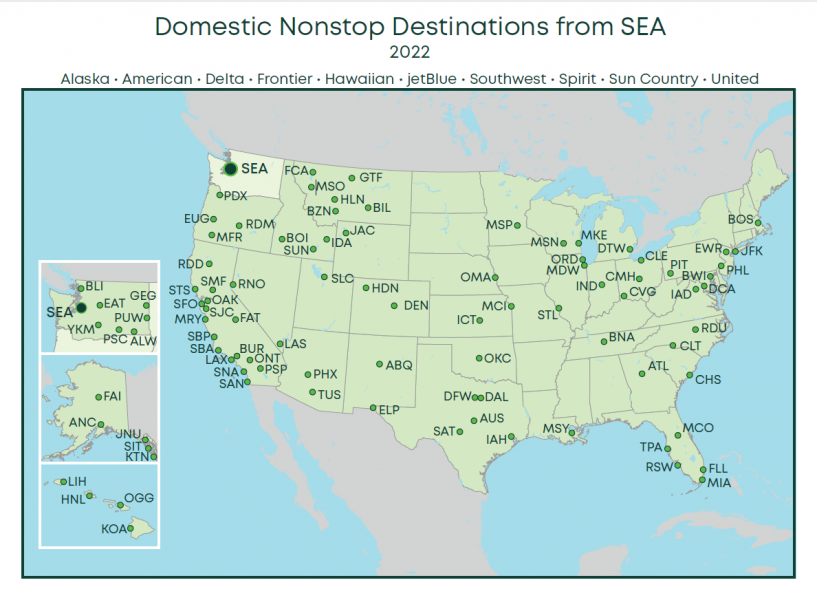 2022 Domestic Map