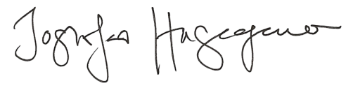 Signature of Toshiko Grace Hasegawa 