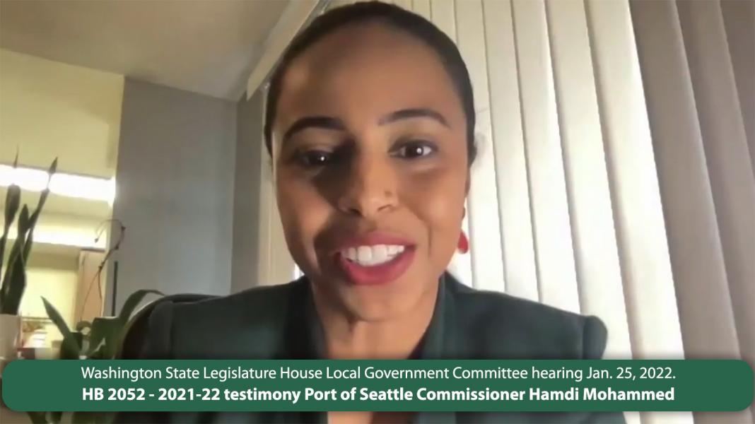 Commissioner Mohammed testifies at House Committee Jan. 25 2022