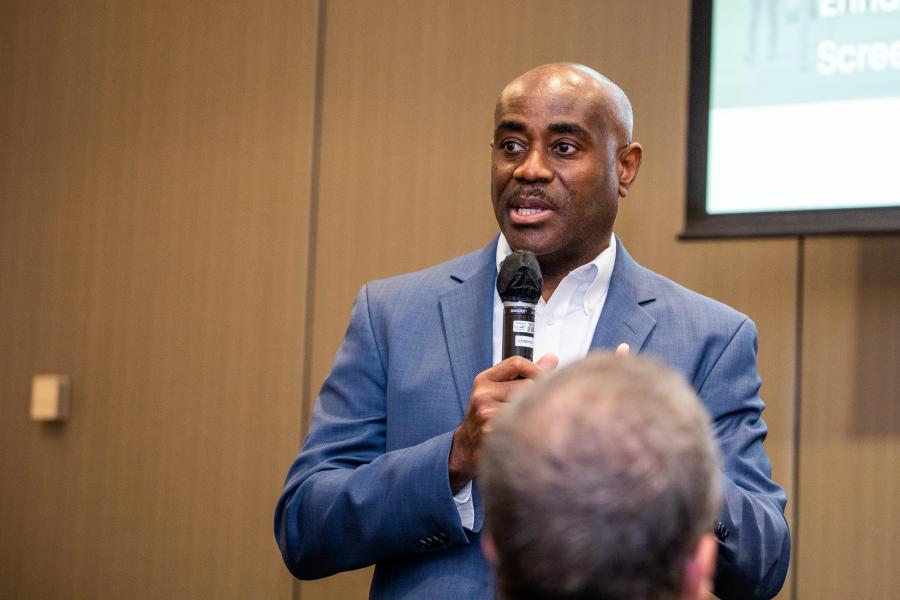 Lance Lyttle speaking at Industry Day 2022