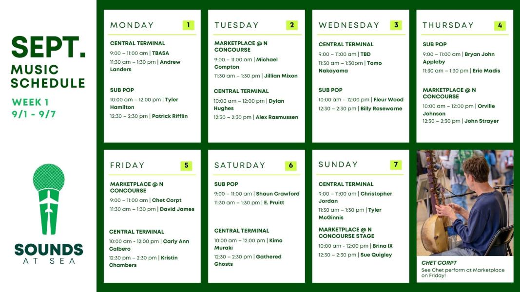 Live Music Schedule