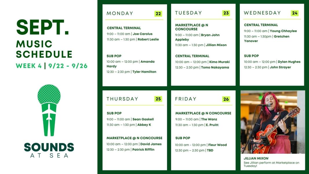 Live Music Schedule