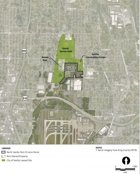 North SeaTac park map