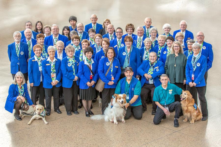 Volunteers at Sea-Tac Airport