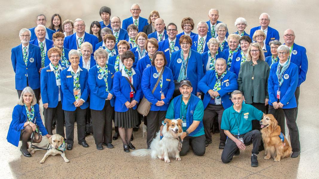 The SEA Airport volunteer program is celebrating 20 years this year.