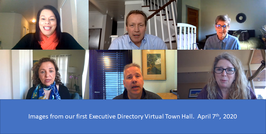Screenshot of Executives on a Teams meeting