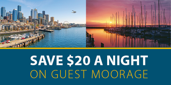 Seattle Boat Show 20 dollar guest moorage discount