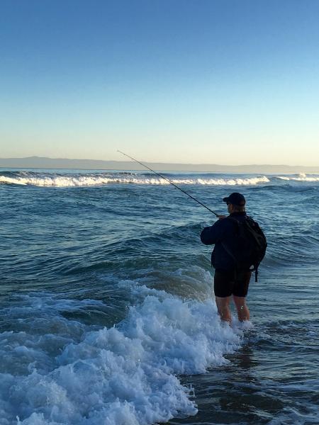 Beach fishing