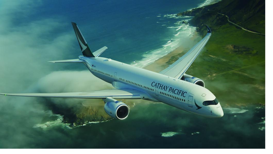 Cathay Pacific aircraft in flight