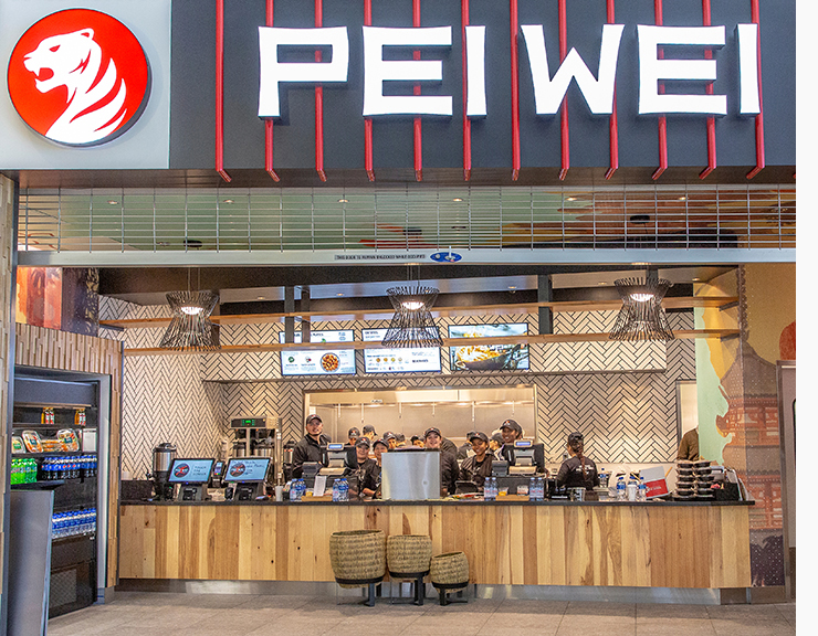 Pei Wei at Sea-Tac Airport
