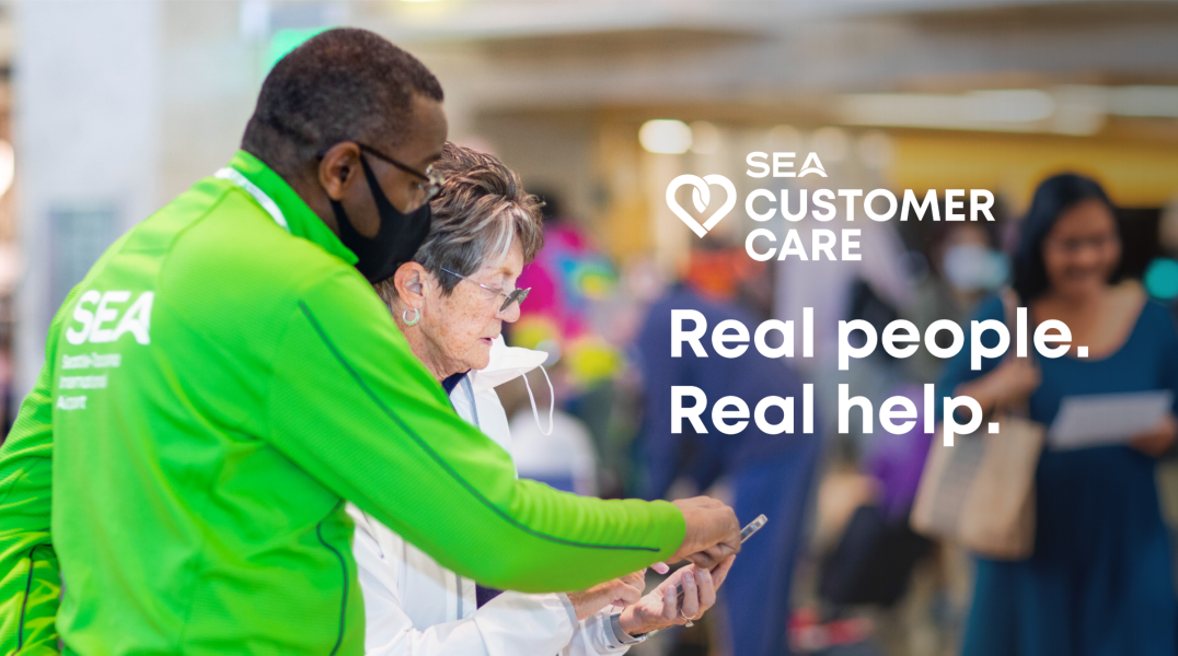 SEA Customer Care. Real People. Real Help.