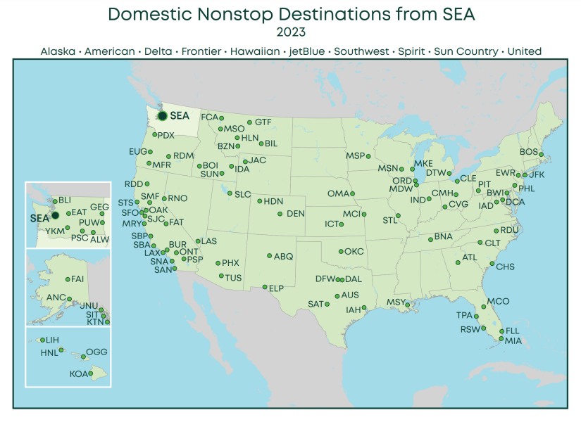 Domestic Destinations 2023