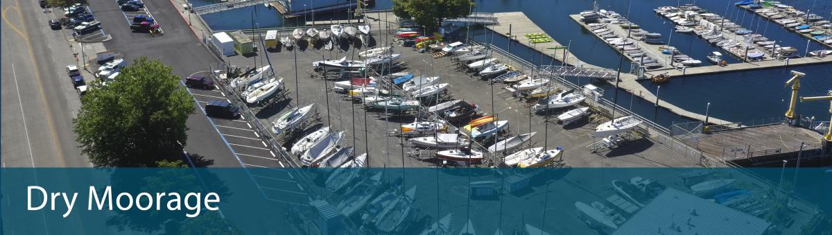 Dry moorage at Shilshole Bay Marina