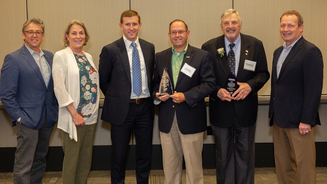 Port Executives and Commissioners with Whidbey Seatac Shuttle and Bremerton Kitsap Shuttle representatives