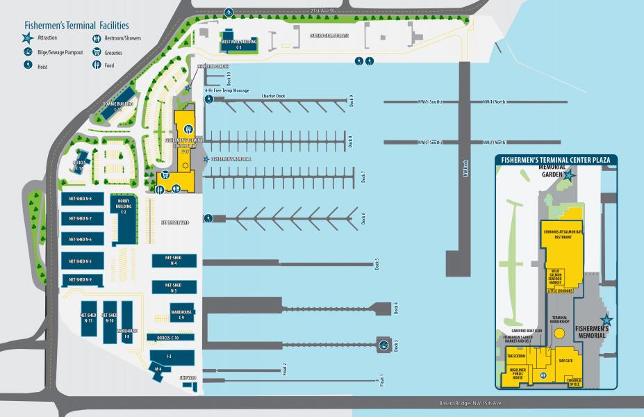 Fishermen's Terminal Map