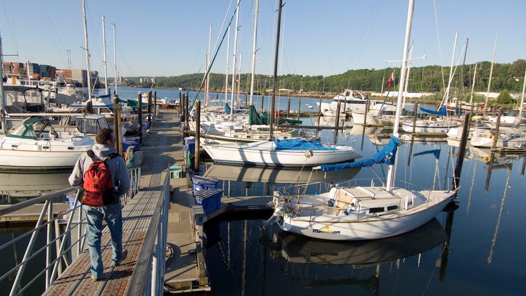 Harbor Island Marina is on the Duwamish Waterway and home to recreational vessels, Port of Seattle