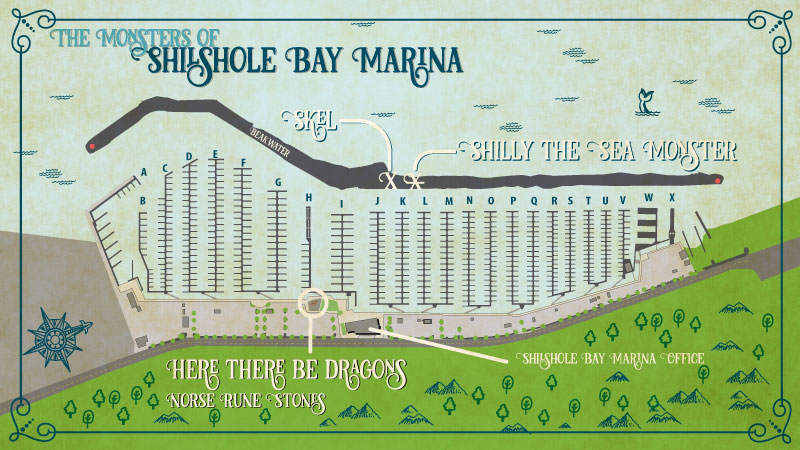 Shishole Bay Map