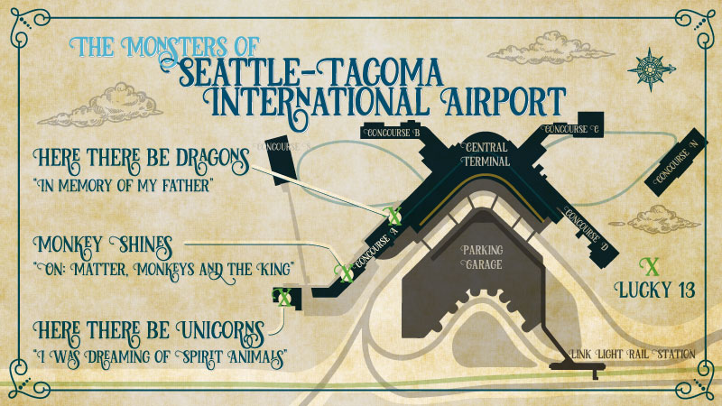 Monsters of SEA Airport Map