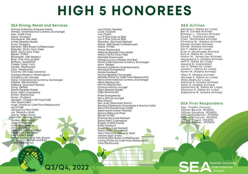 High 5 Honorees P. 1