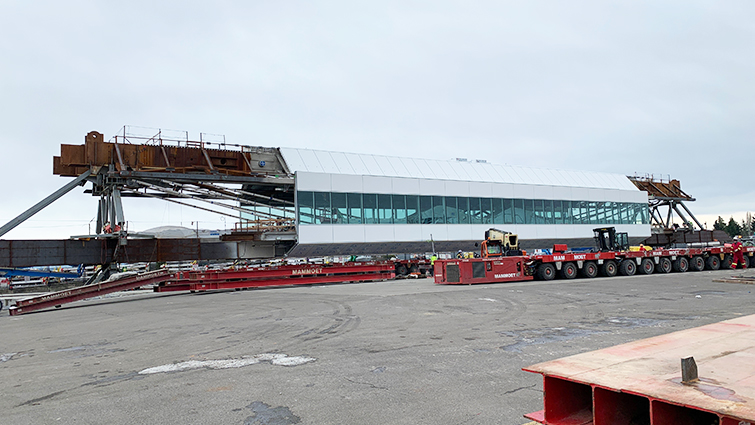 IAF pedestrian walkway - full center span