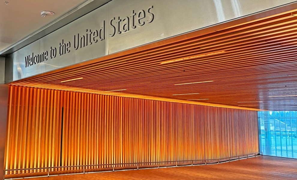 International Arrivals Facility, Welcome to the United States Portal