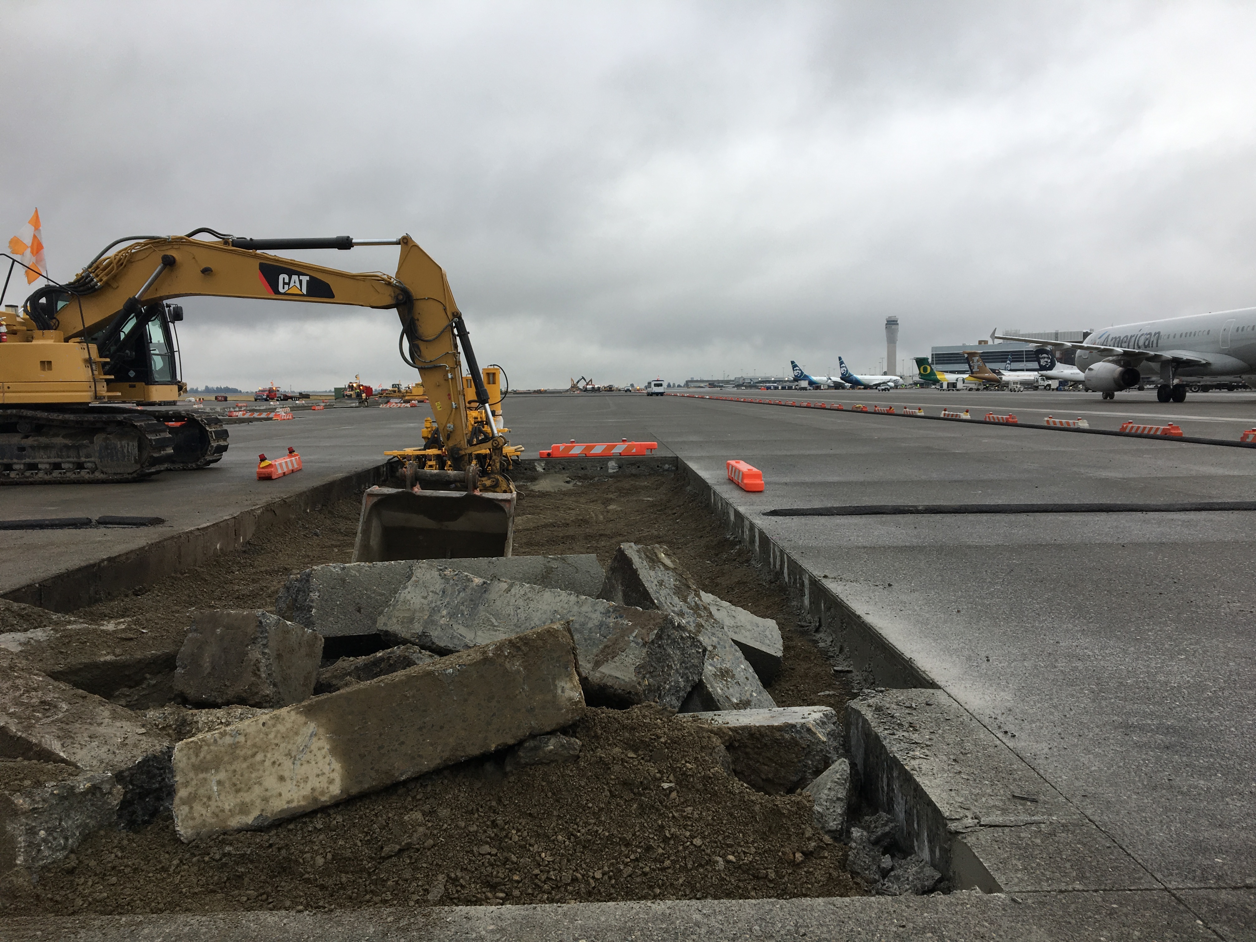 Construction on the Airfield