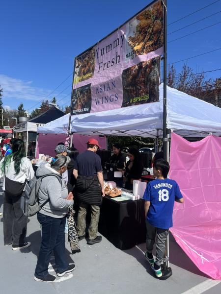 photo of the Yummy Fresh at a pop up event
