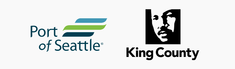 King County and Port logos