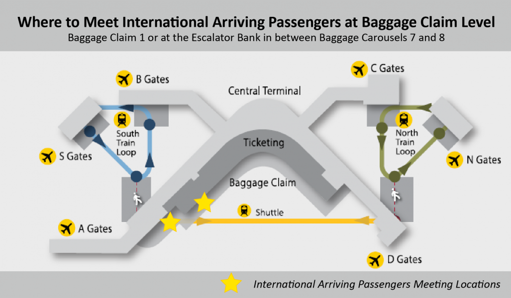 seatac airport arrivals map Meeting International Arriving Passengers Port Of Seattle seatac airport arrivals map