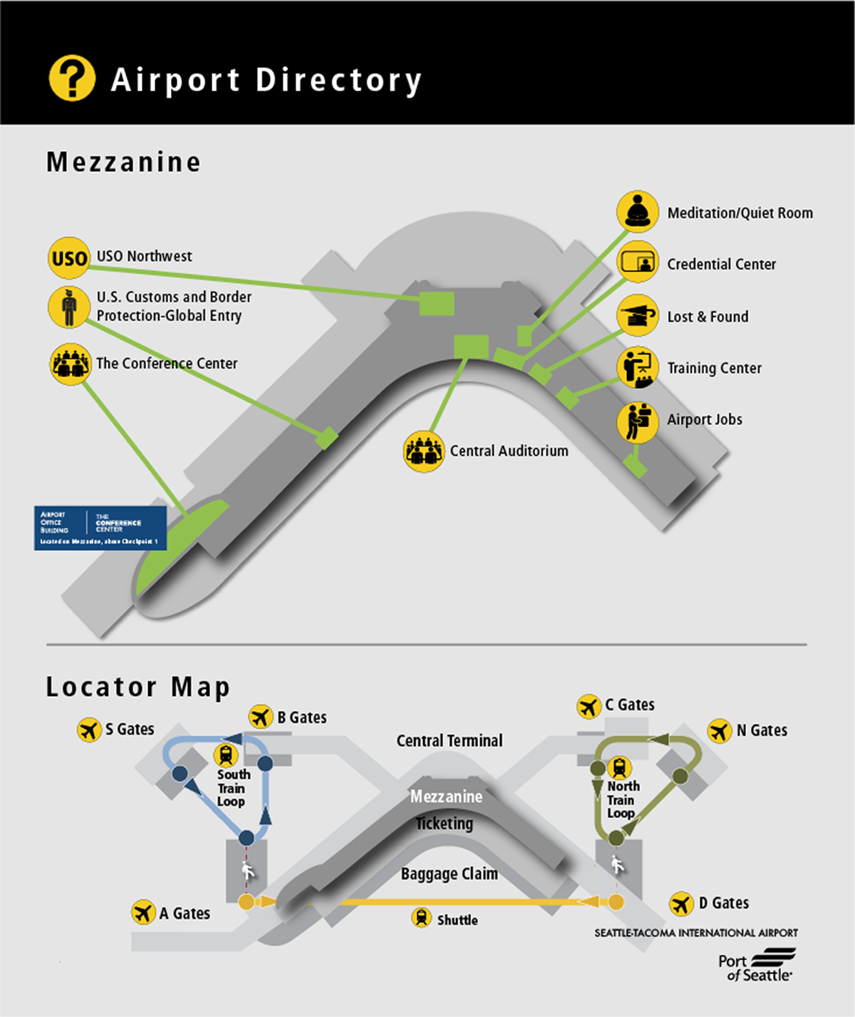 seatac airport arrivals map Hidden Disabilities Port Of Seattle seatac airport arrivals map