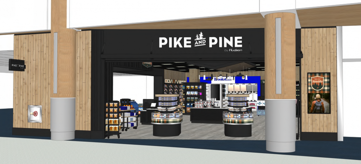 A rendering of Pike & Pine 