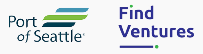 Port of Seattle, Find Ventures Logos