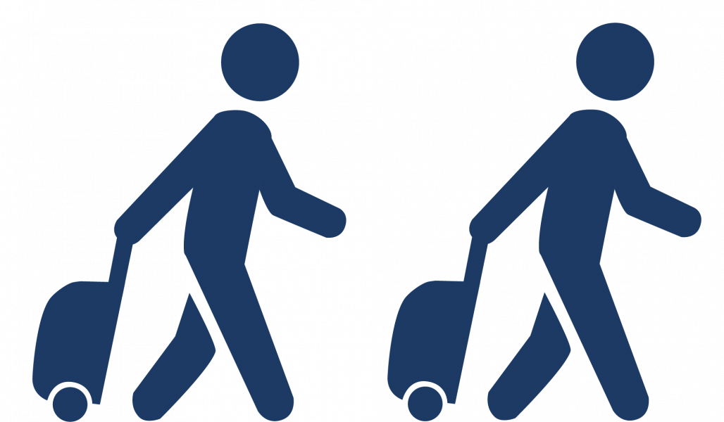 Passengers with Luggage