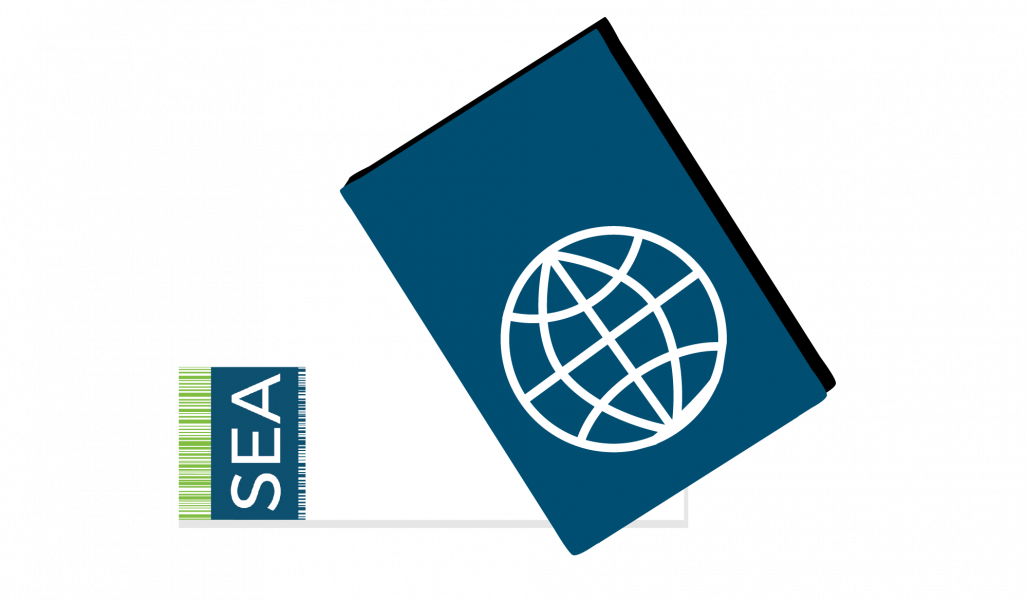 Passport and Airline Ticket