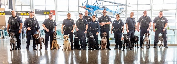 Port Police department canine team