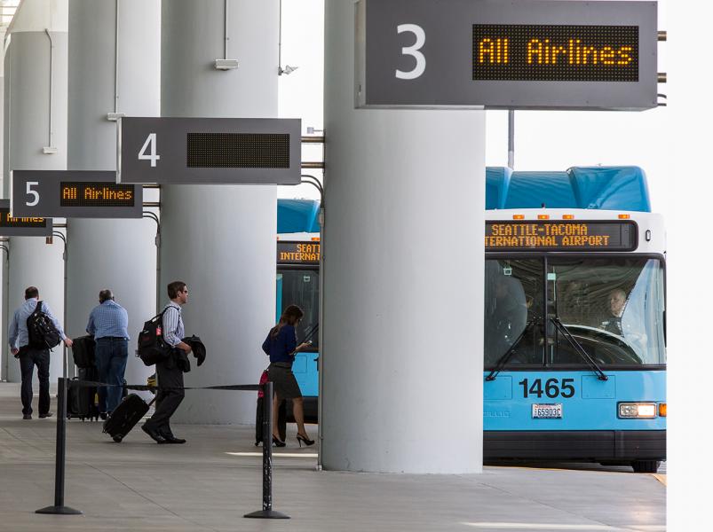 Rental Car Facility at Sea-Tac Airport, Seattle, May 1, 2014