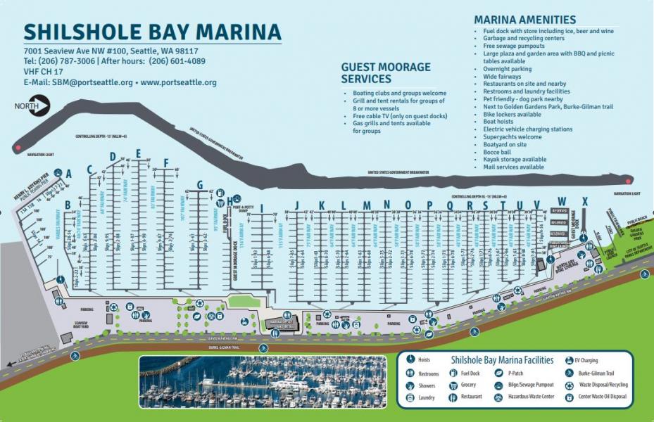 Shilshole Bay Marina Map