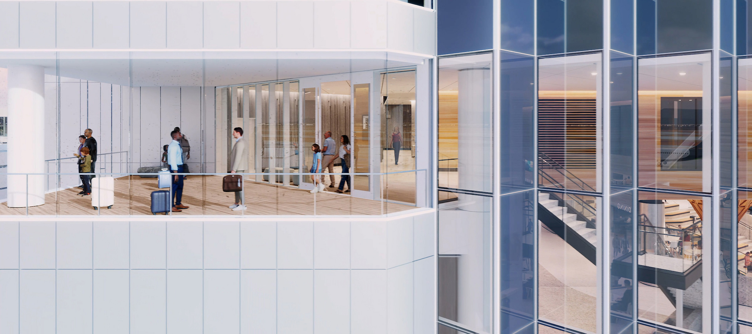 Rendering of the Level 3 of the C Concourse Expansion